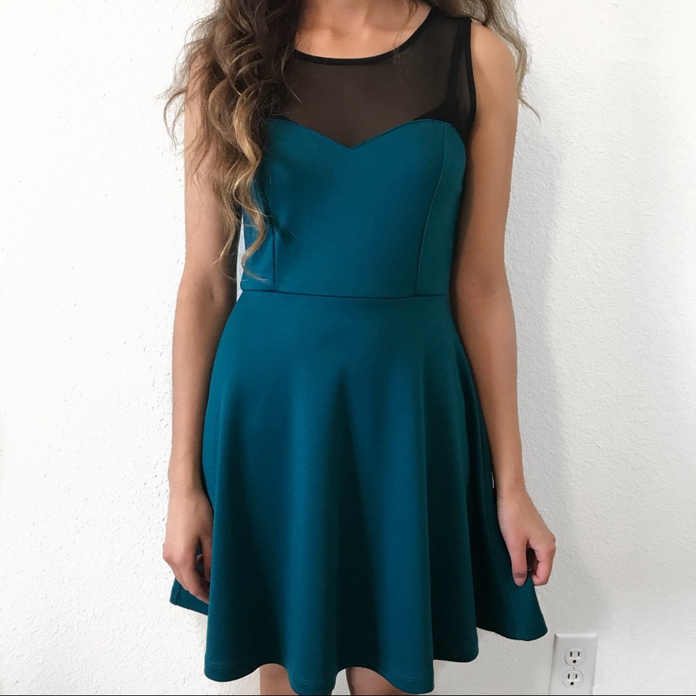 Teal Dress